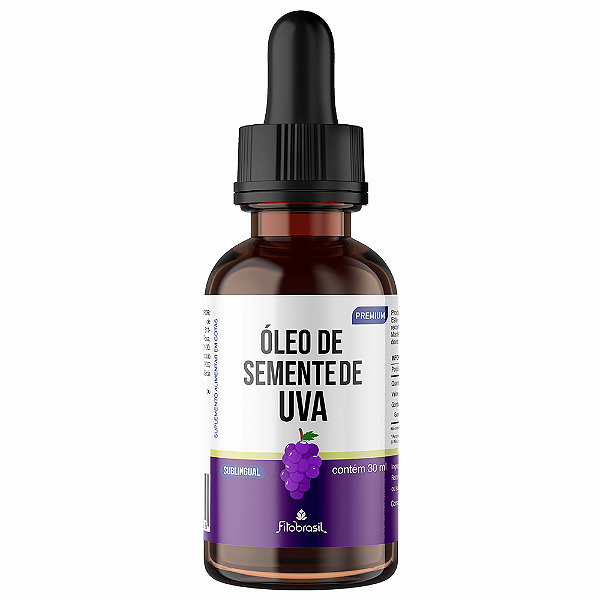 Óleo de Semente de Uva (Gotas) - 30 ml