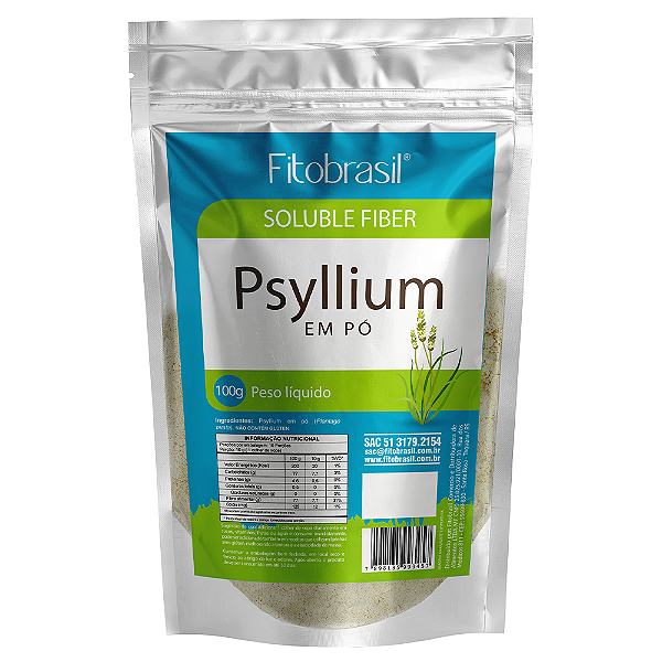 Psyllium em pó 100g