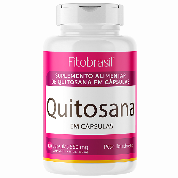 Quitosana - 120 cáps