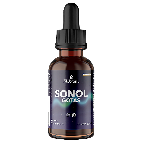 Sonol Gotas Nova formulação (Melatonina e teanina) - 30 ml
