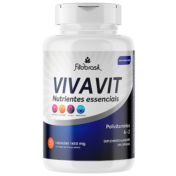 Vivavit Supl. Vitaminico e Mineral - 30 cáps