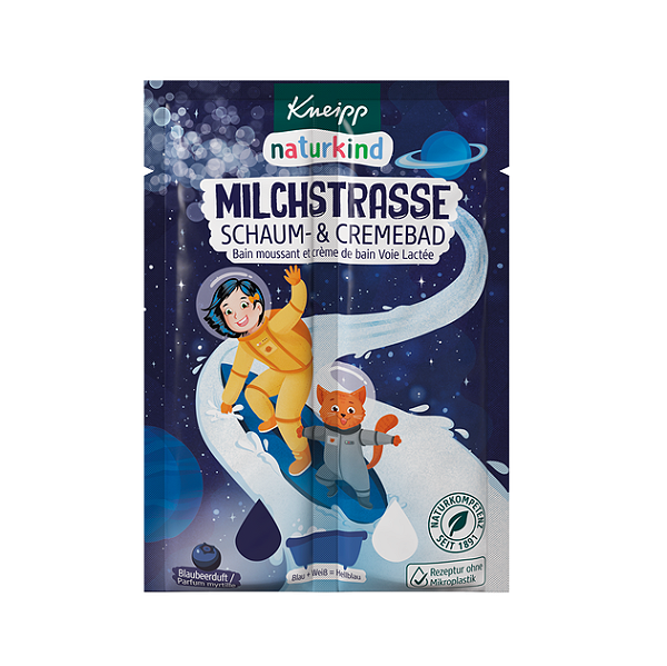 Espuma e creme de banho Kneipp " Naturkind Milchstrasse" - 40 ml