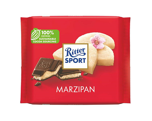 PRÉ-VENDA Chocolate Ritter Sport Marzipan 100g