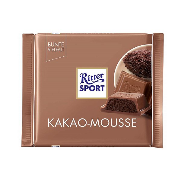 PRÉ VENDA - Chocolate Ritter Sport Kakao Mousse 100g