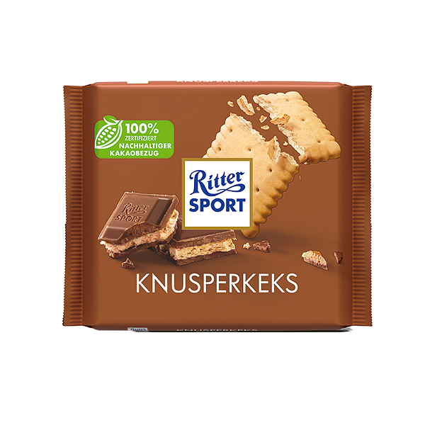 Chocolate Ritter Sport Knusperkeks 100g