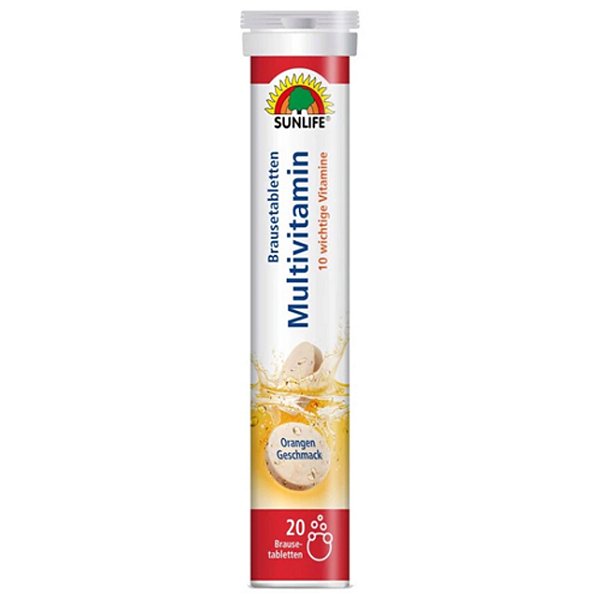 Multivitaminas Efervescentes Sunlife - Importadas da Alemanha