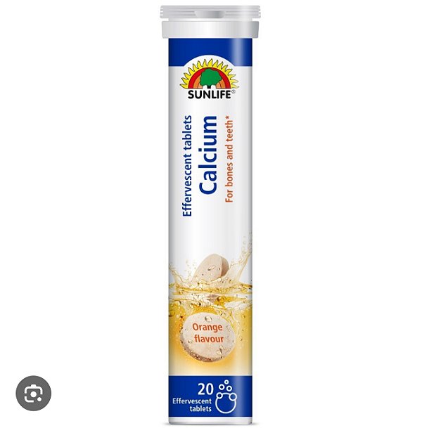 Vitamina e Suplemento de Cálcio Sunlife - Importada da Alemanha