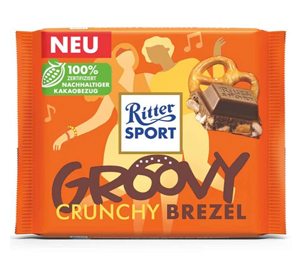 PRÉ - VENDA Ritter Sport Groovy Crunchy Brezel