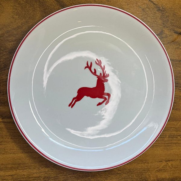 Prato Raso para Jantar de Cervo
