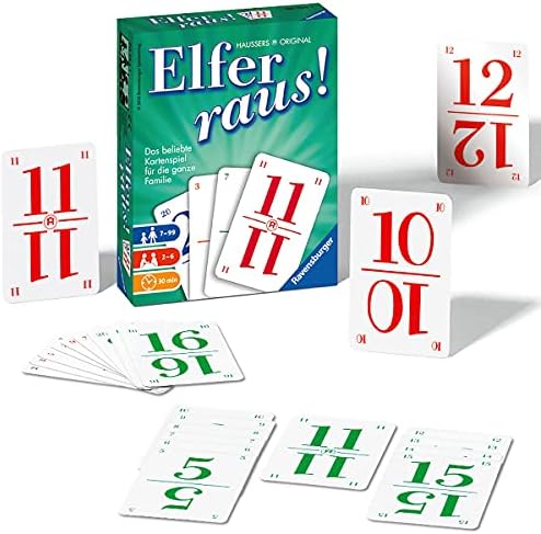 Jogo de cartas Elfer Raus! - Importado da Alemanha