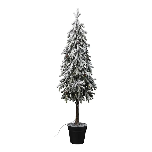 Arvore de Natal com Neve. Cordao de LED incluso