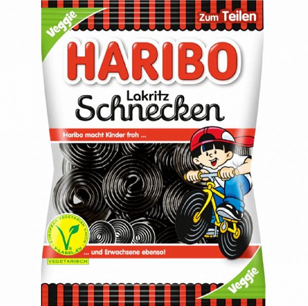 Haribo Lakritze Schnecken - Haribo Alcaçuz