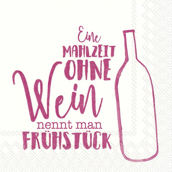 Guardanapo MAHLZEIT OHNE WEIN