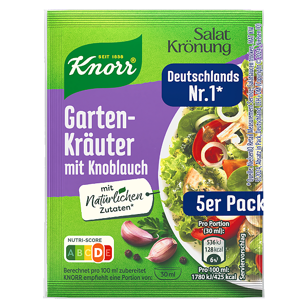 Knorr Salatkrönung Gartenkräuter Knoblauch