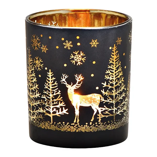 PRÉ VENDA Porta velas de vidro - Importado da Alemanha - Tamanho P