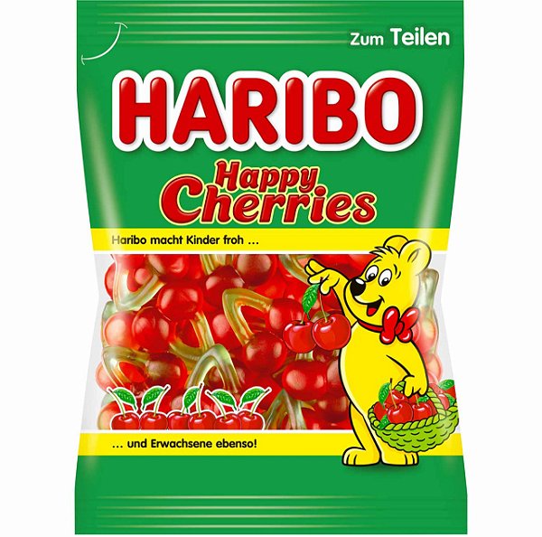 Haribo Happy Cherries - Fabricadas na Alemanha