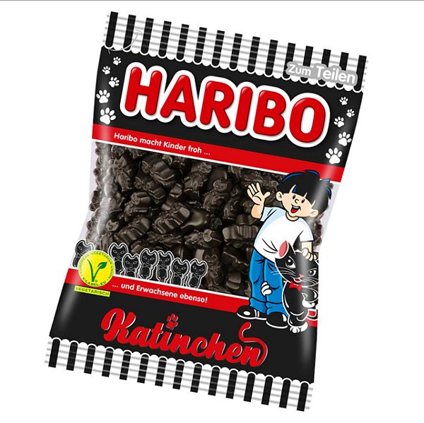 Haribo Katinchen - Balas de Goma com Formato de Gato