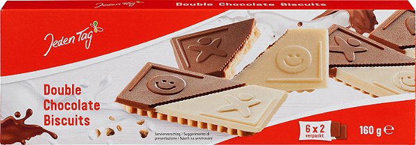 PRÉ VENDA - DOUBLE CHOC BISCUITS - Importado da Alemanha