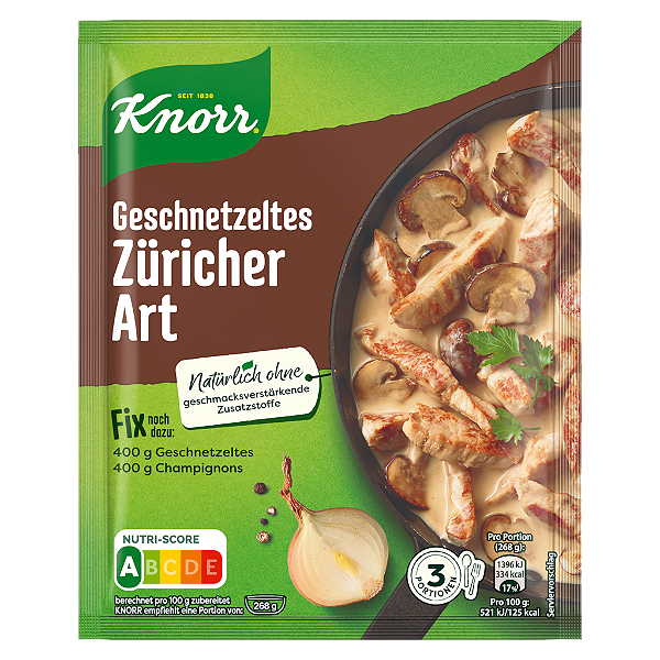 PRÉ-VENDA Knorr Fix Züricher Geschnetzeltes 54 g