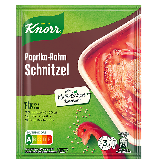 PRÉ-VENDA Knorr Fix Paprika Rahm Schnitzel 43 g