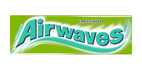 PRÉ VENDA - Chiclete Airwaves Lime+Ginger 12 unidades