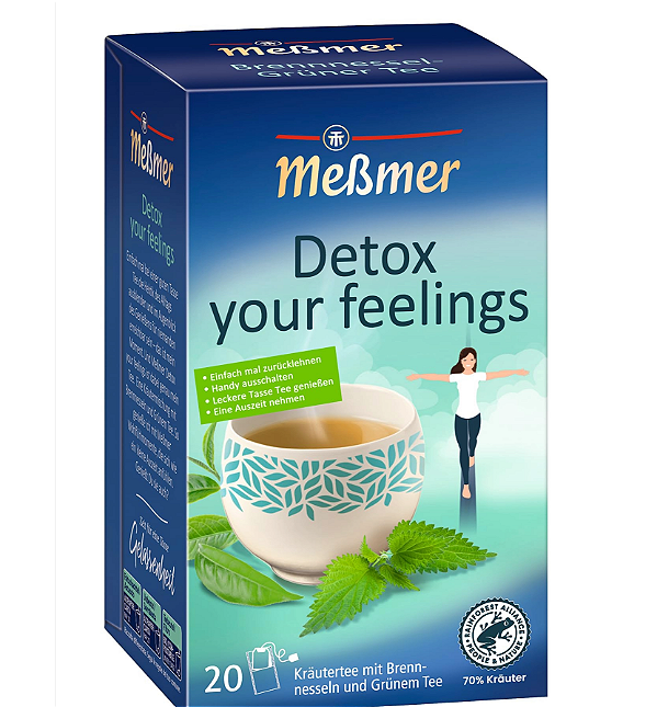 PRÉ - VENDA Chá Meßmer Detox Your Feeling - Importado da Alemanha
