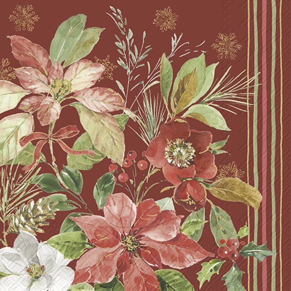 Guardanapo - POINSETTIA BOUQUET
