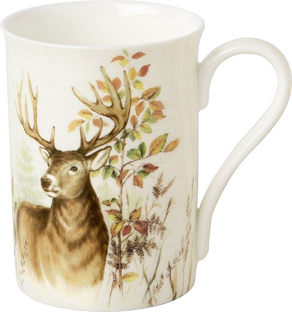 Caneca em Porcelana Fina HUNTED DEER - Importada da Alemanha