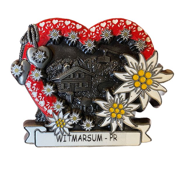 Imã Coração Tirolês  - Importado da Alemanha