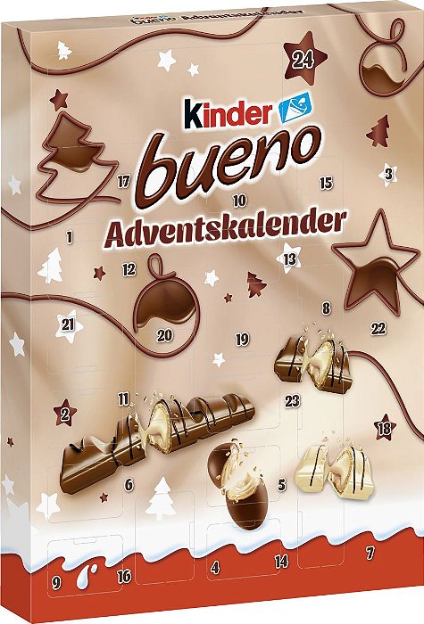 PRÉ VENDA - Calendário de Advento Kinder Bueno 181g - Adventskalender