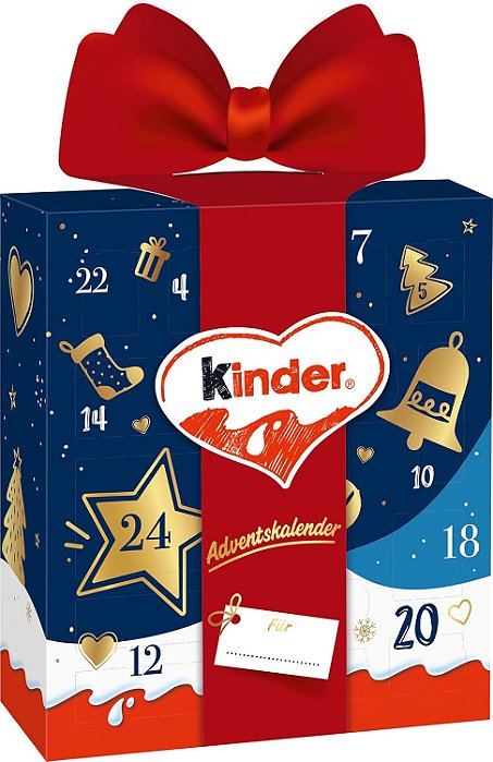 PRÉ VENDA - Calendario de Advento Kinder mix 214g