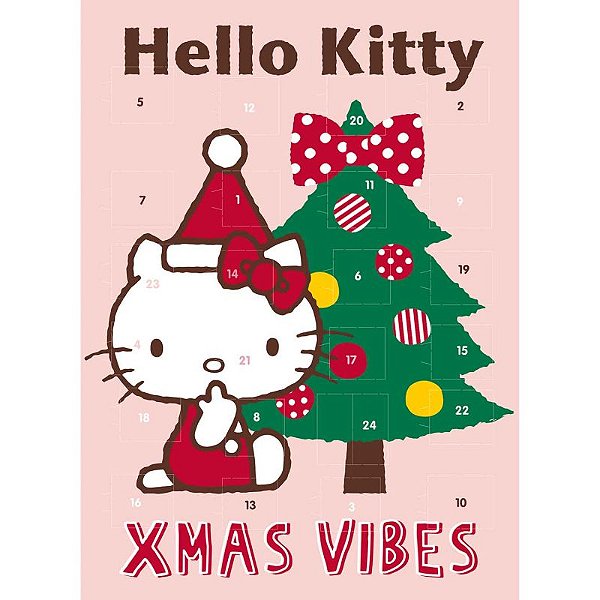 Calendario de Advento Hello Kitty Chocolate ao leite - Adventskalender Importado da Alemanha