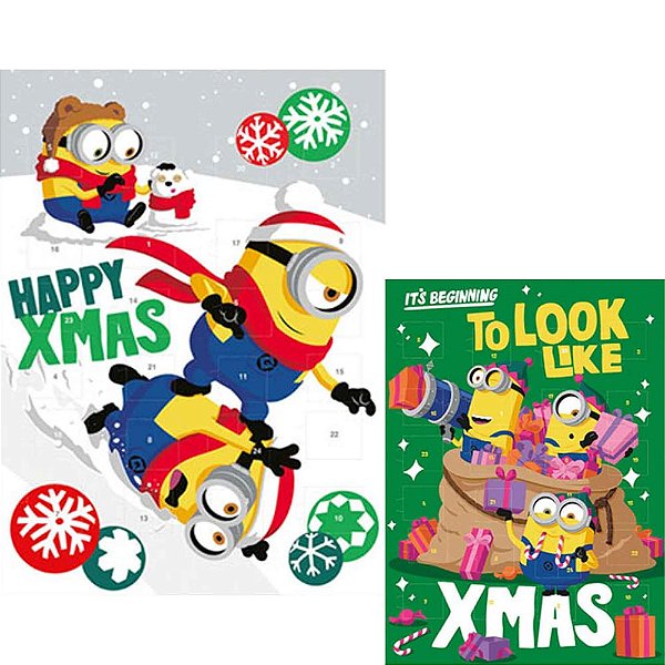 Calendario de Advento Minions Chocolate ao leite - Adventskalender Importado da Alemanha