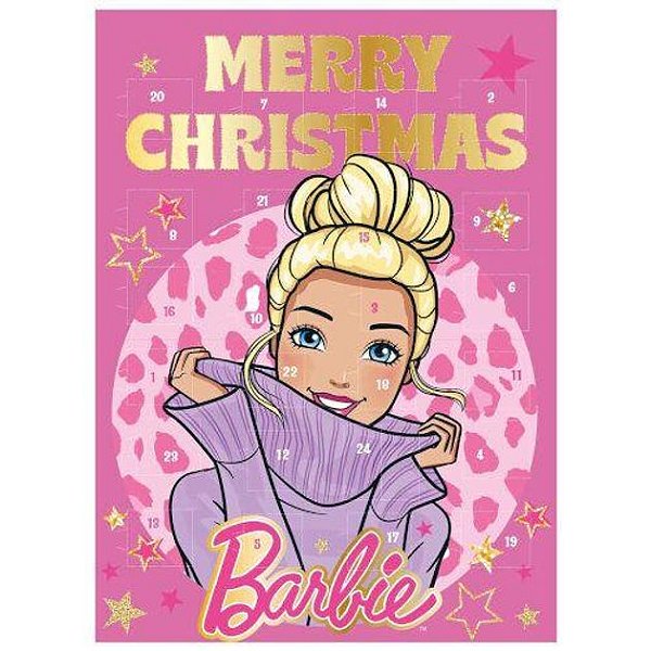 Calendario de Advento Barbie - Chocolate ao leite - Adventskalender Importado da Alemanha
