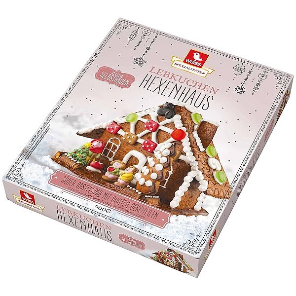 PRÉ VENDA - Casa de Biscoito de Gengibre para Montar 900g
