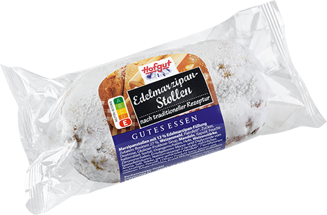 Marzipan Stollen 200g – Pão Alemão Natalino com Marzipan e Frutas Cristalizadas