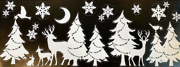 Decoração de Janela Natalina - Importado da Alemanha