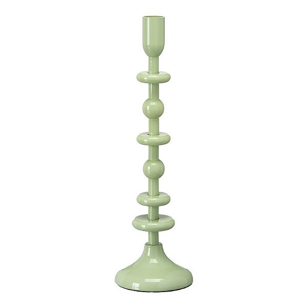 Suporte para vela de haste verde Grande - Importado da Alemanha