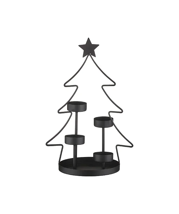 Porta-Velas de Natal em Metal - Importado da Alemanha
