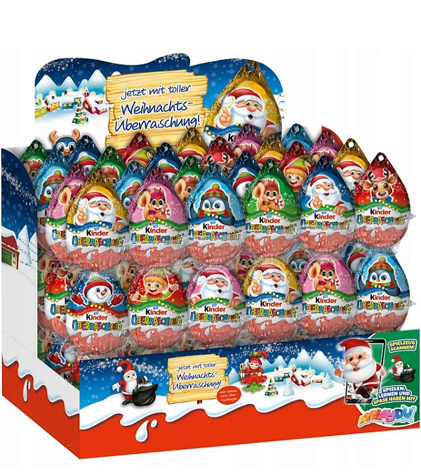 Kinder Ovo de Natal - Kinder Überraschungsei da Alemanha