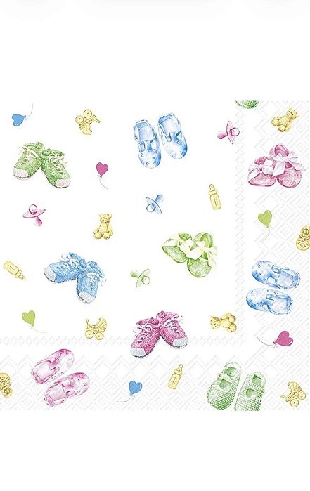 Guardanapo - BABY SHOES ALLOVER