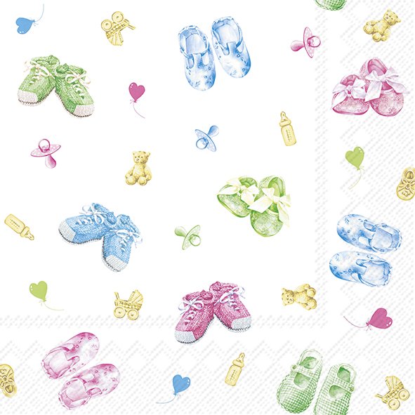 Guardanapo - BABY SHOES ALLOVER