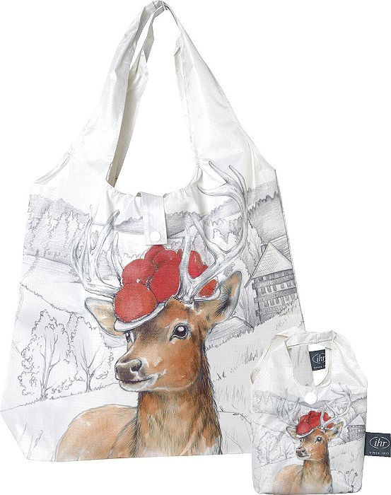 Ecobag BLACK FOREST DEER - Sacola Reutilizável Charmosa - Importada da Alemanha