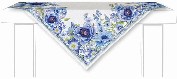 Toalha de Tecido Springtime Blues - 100x100 cm