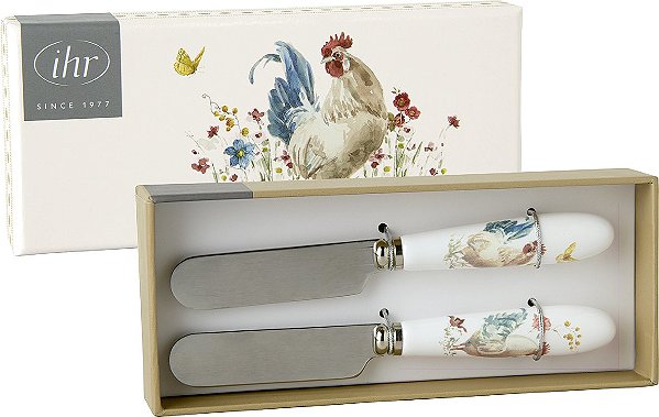 Faca de Manteiga Country Rooster - 2 unidades