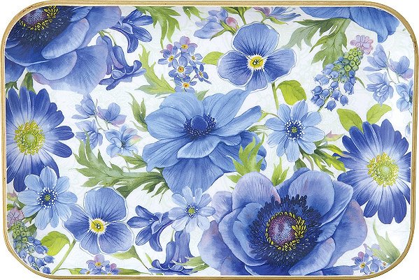 Bandeja de Madeira SPRINGTIME BLUES - Importado da Alemanha