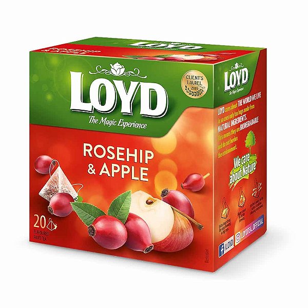 PRÉ VENDA - Chá Hagebutte & Apfel Pyramiden