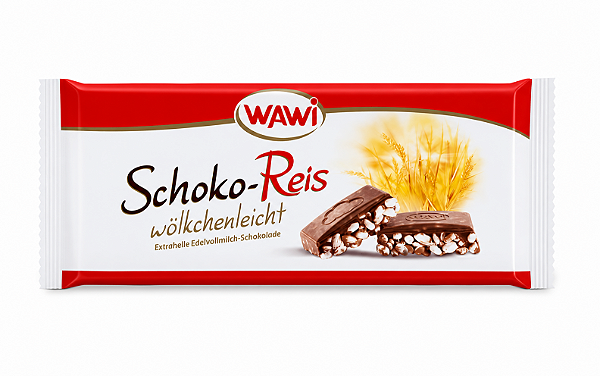 Wawi Schoko-Reis Wölkchenleicht Vollmilch 40g