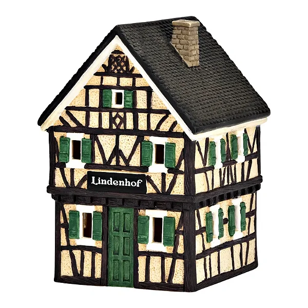 PRÉ VENDA - Casinha Luminária “Lindenhof” – Porcelana Colorida