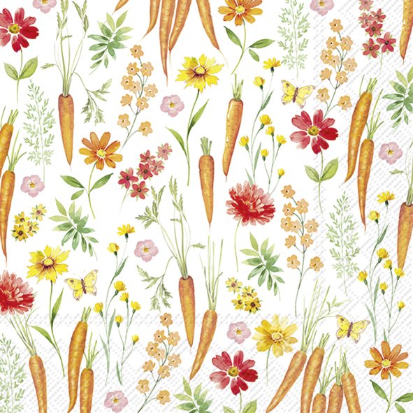 Guardanapo Unitario - GARDEN WHIMSY